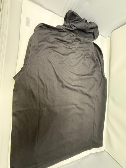 BLUE ICE STRETCHABLE COMFY HOODIE 60% PLOYESTER AND 40% COTTON - MEN L - BLACK New