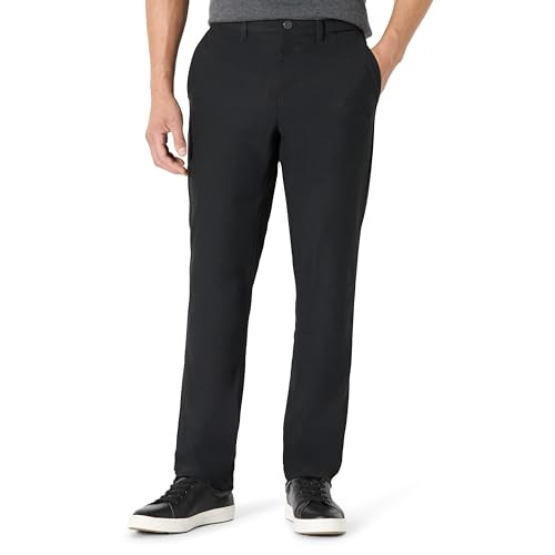 AEMN79734M25 Amazon Essentials Men's Commuter Pants Black Size 28X30