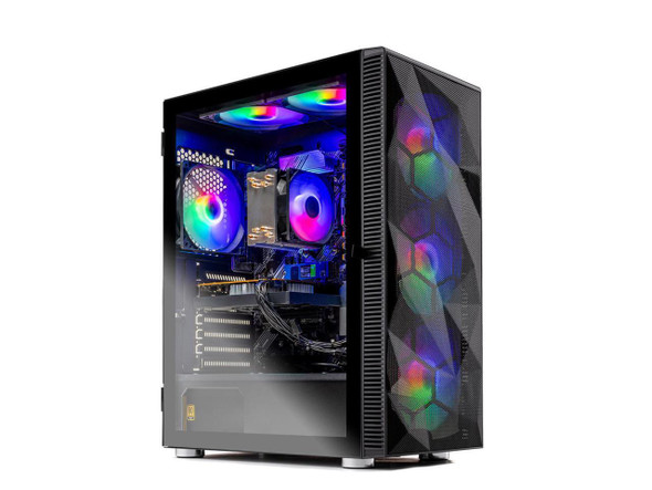 Skytech Gaming Storm Gaming PC, AMD Ryzen 7 5700 3.7GHz, AMD Radeon RX 9060 8GB