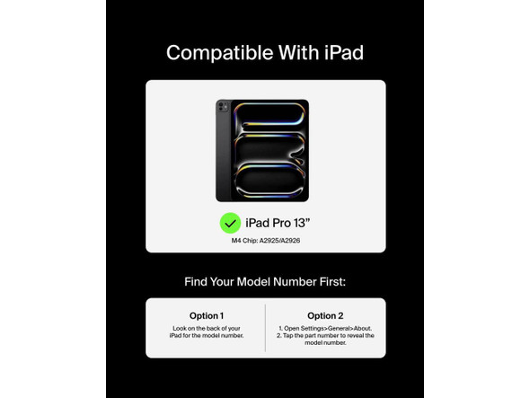 Belkin Pro Keyboard Case w/Magnetic Stand for iPad Pro 13 (M4) - Black