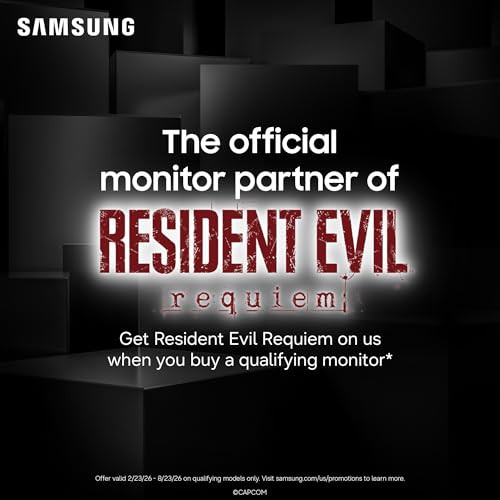 SAMSUNG 37” ODYSSEY G7 (G75F) 4K UHD RESOLUTION, 165HZ, CURVED GAMING MONITOR