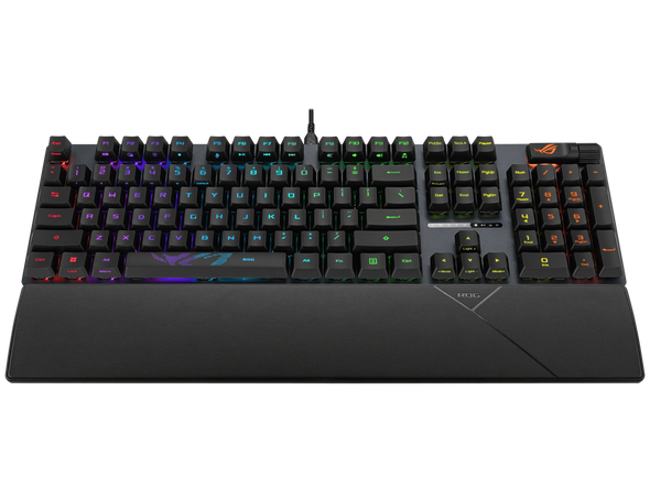 ASUS ROG Strix Scope II RX Gaming Keyboard - IP57-rated, Dampening Foam,