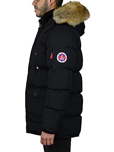 SPIRE BY GALAXY MEN'S ASCENDER HEAVYWEIGHT PARKA JACKET SIZE M - BLACK New