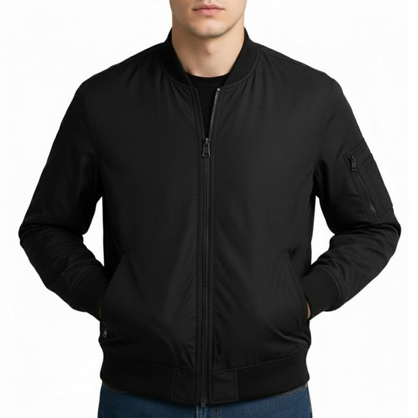 ANTIVENTO ADULT SPRING BOMBER JACKET - SIZE: MEN XL WOMEN XL - BLACK