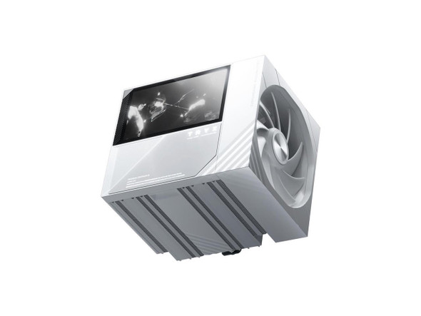 TRYX TURRIS 620 CPU Air Cooler White 5.0" IPS Customizable Screen 280w TDP