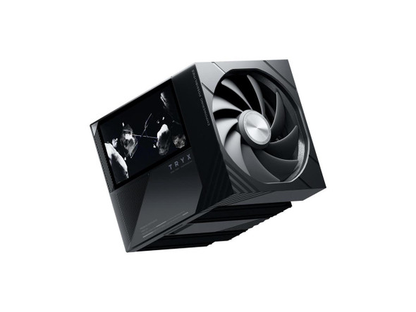 TRYX TURRIS 620 CPU Air Cooler 5.0" IPS Customizable Screen 280w TDP Reflow