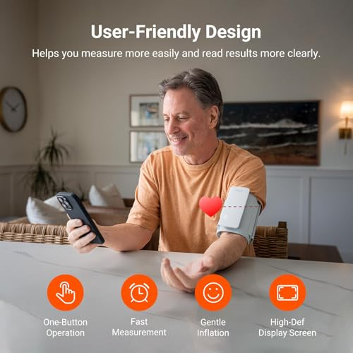 IHEALTH NEO WIRELESS BLOOD PRESSURE MONITOR UPPER ARM CUFF BP5S - WHITE