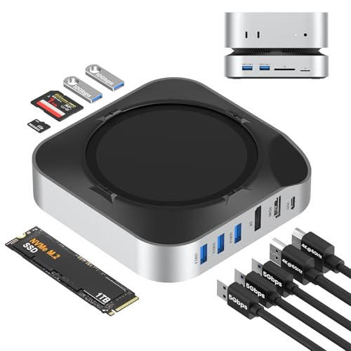 BAOZEE MAC MINI M4 DOCK WITH NVME SSD ENCLOSURE - BM01-BLK