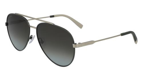 SALVATORE FERRAGAMO SF204 AVIATOR SUNGLASSES, 59-15-145 - FOREST GREEN/GOLD