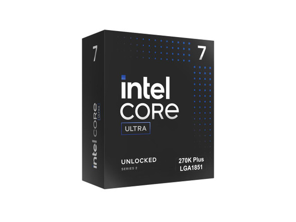 Intel Core Ultra 7 270K Plus Processor 24 cores (8 P-cores + 16 E-cores) up to