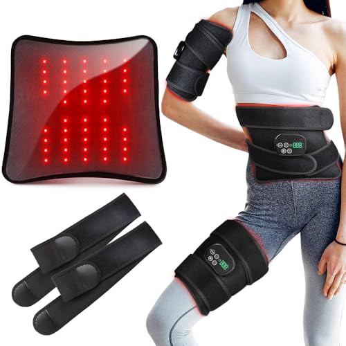 OVIMAZ RED LIGHT THERAPY FOR BODY MASSAGER BELT CORDLESS 102312 - BLACK
