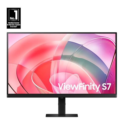 SAMSUNG 32" VIEWFINITY S7 SERIES 4K UHD HIGH RESOLUTION MONITOR HDR10 - BLACK