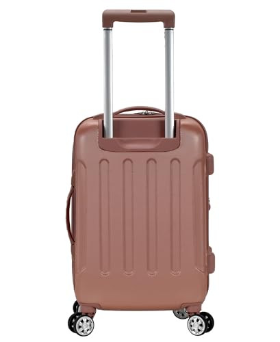 ROCKLAND LONDON HARDSIDE SPINNER WHEEL LUGGAGE CARRY-ON 20-INCH - ROSEGOLD New