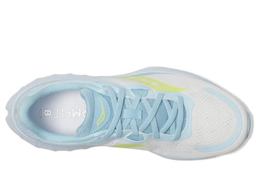 SAUCONY WOMEN'S TIDE 2 SNEAKER - SIZE 12 - WHITE/ICE MELT