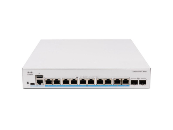 Cisco C1300X-10NU-2X Ethernet Switch, 10-port managed Layer 3 switch |