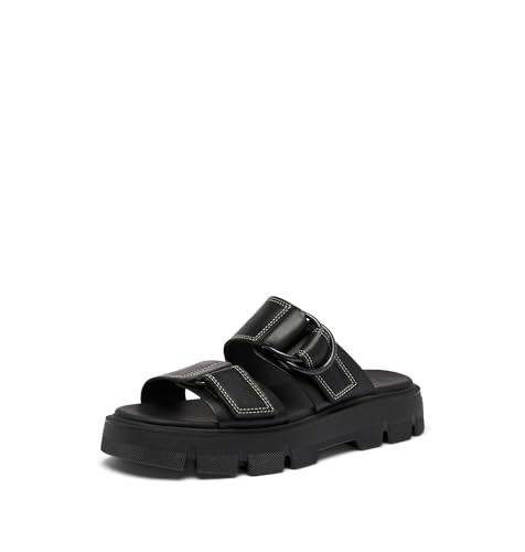 2113111 SOREL WOMEN'S REIN SLIDE SANDALS - SIZE 9.5 (AK7.5, W40.5) - BLACK/BLACK