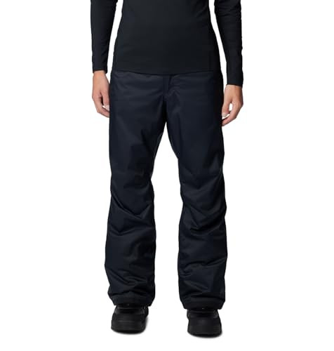 WO9721 COLUMBIA MENS SNOW GUN II PANT - SIZE MEN LARGE SHORT - BLACK New