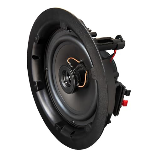 OSD AUDIO OS 6.5" In-Ceiling Speaker Pair 120W Trimless Magnetic Grille - BLACK