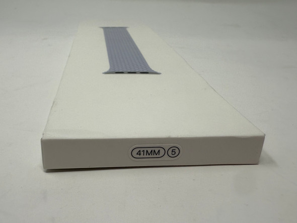 APPLE BRAIDED SOLO LOOP 41MM SIZE 5 - PURPLE FOG New