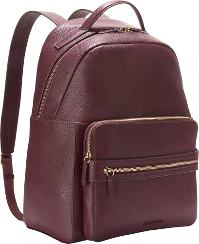 COLE HAAN WOMEN'S DAVIS BACKPACK, BLACK GARNET New