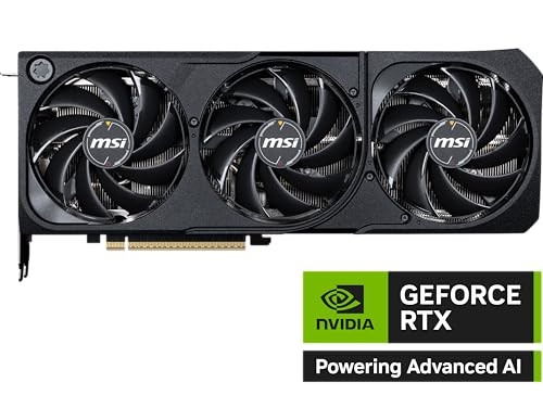 MSI GAMING RTX 5070 12G SHADOW 3X OC GRAPHICS CARD 12GB GDDR7 - BLACK