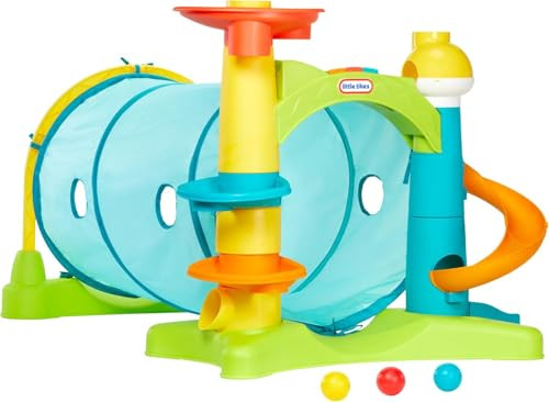 LITTLE TIKES 2-IN-1 ACTIVITY TUNNEL INDOOR OUTDOOR PLAYSET - MULTI