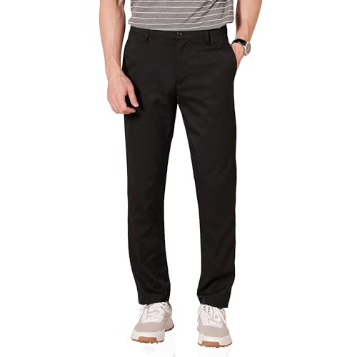 AMAZON ESSENTIALS MEN'S SLIM-FIT STRETCH GOLF PANT, SIZE: MEN 32W X 29L, BLACK