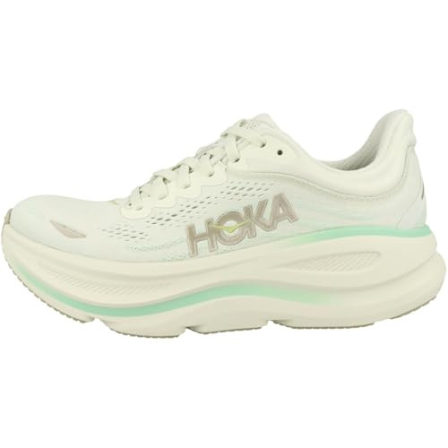 1162012 Hoka Womens Bondi 9 Truffle Salt/Sea Glass Size 8