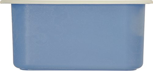 CARLISLE 1/3 SIZE COLDMASTER COOLCHECK FOOD PAN WHITE/BLUE