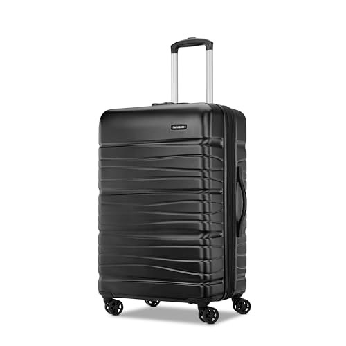 SAMSONITE EVOLVE SE HARDSIDE EXPANDABLE LUGGAGE, MEDIUM SPINNER - BASS BLACK