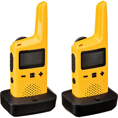 MOTOROLA SOLUTIONS FRS T380 TALKABOUT RECHARGEABLE W/ DOCK 22 25 MILE 2 PACK