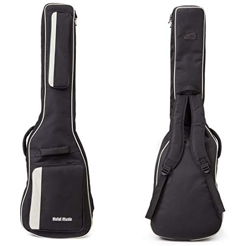 HOLA! MUSIC BASS GUITAR GIG BAG DELUXE SERIES WITH 15MM PADDING - BLACK