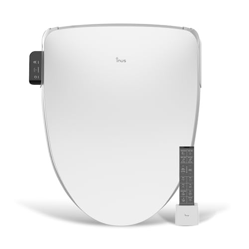 INUS ELECTRONIC BIDET HEATED SEAT WITH INSTANT WATER TEMPERATURE ADJUSTMENT