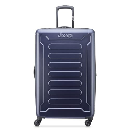 JEEP JH004C HARDSIDE EXPANDABLE LUGGAGE, CHECKED-LARGE 28 - PEACOAT NAVY