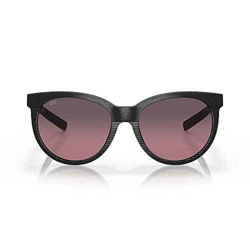 COSTA DEL MAR VICTORIA RECTANGULAR SUNGLASSES - GRAY/ROSE POLARIZED 580G