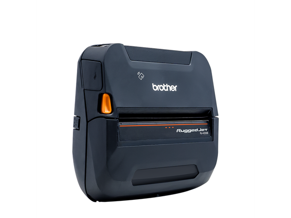 Brother RuggedJet RJ4235BL Direct Thermal Printer - 4-Inch Rugged Mobile Printer