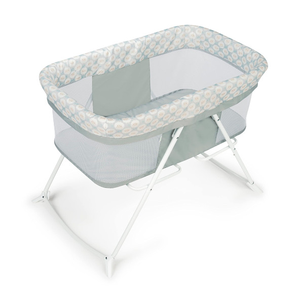 INGENUITY SNOOZE & STOW ROCKING PORTABLE FOLDING BASSINET - SHEPPY