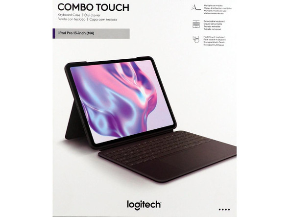 Logitech Combo Touch for iPad Pro 13-inch (Latest Model)(M4 chip) Keyboard Case