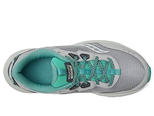 S10862 SAUCONY WOMENS AURA TR SHOES - SIZE 10 - CONCRETE/SHADOW