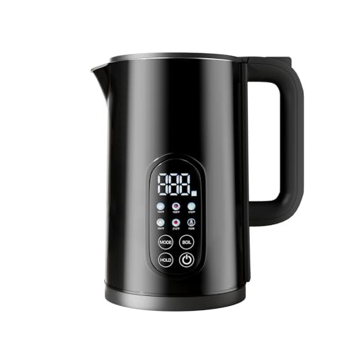 TISANIO ELECTRIC KETTLE WITH TEMPERATURE CONTROL,1.7L 5 PRESETS FOR COFFEE TEA