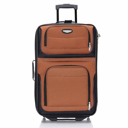 Travel Select Amsterdam Softside Expandable Luggage with Wheels 25" - Orange
