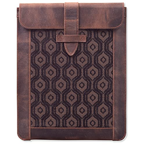 LONDO GENUINE LEATHER SLEEVE BAG – STYLISH & DURABLE FOR TABLETS - CINNAMON
