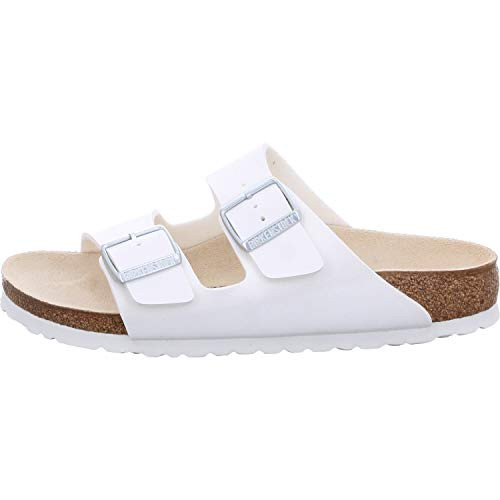 BIRKENSTOCK UNISEX ARIZONA - 41 M EU / 7.5 F(M) UK - (EU W41) - WHITE/BEIGE