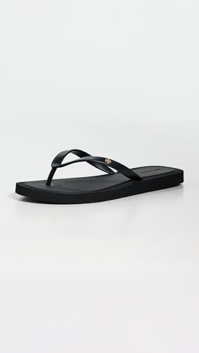 162307 TORY BURCH WOMEN'S KIRA PADDED FLIP FLOPS SIZE: WOMEN 9 - PERFECT BLACK