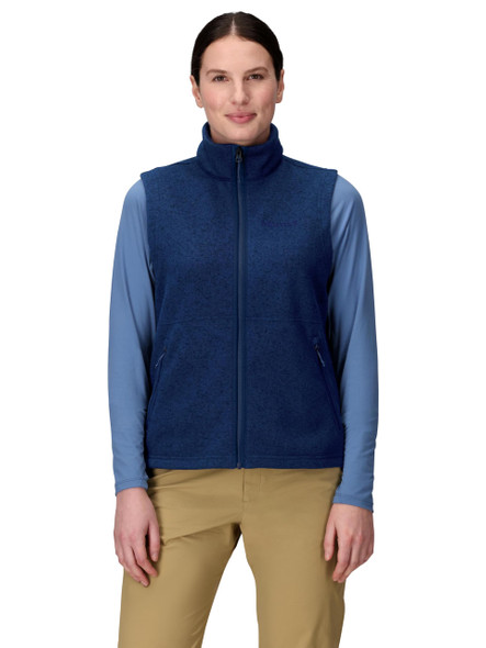 MARMOT WOMENS DROP LINE VEST ARCTIC NAVY HEATHER SIZE L New