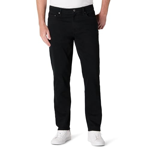 AMAZON ESSENTIALS MEN'S LOW STRETCH JEANS - SIZE: MEN 29W X 32L - BLACK