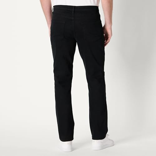 AMAZON ESSENTIALS MEN'S LOW STRETCH JEANS - SIZE: MEN 29W X 32L - BLACK