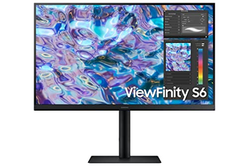 SAMSUNG VIEWFINITY S6 27" 2K MAX 75 HZ HDMI DISPLAYPORT LS27B610EQNXZA - BLACK