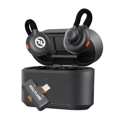 HOLLYVIEW HOLLYLAND LARK M2S WIRELESS MICROPHONE WITH USB-C PLUG - BLACK