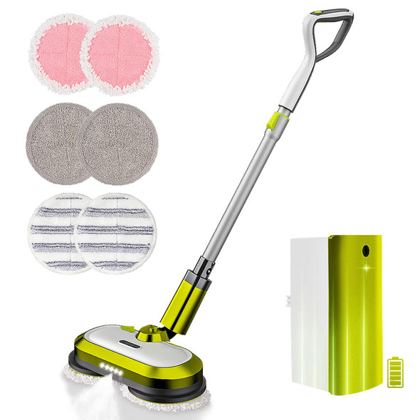 VMAI CORDLESS ELECTRIC MOP WITH WATER SPRAY & DETACHABLE BATTERY G700 - GREEN